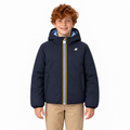 Giubbotto Jack Warm Double per bambino - Blu navy/Azzurro
