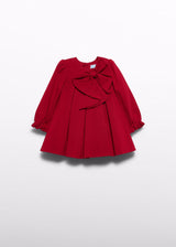 Abito Fiocco Neonata - Rosso