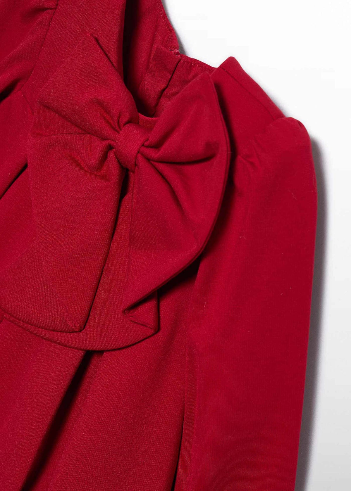 Abito Fiocco Neonata - Rosso