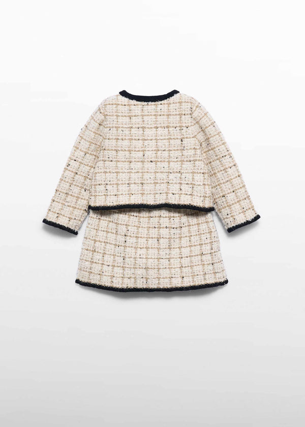 Abito Gonna Maglia Neonata - Marzapane