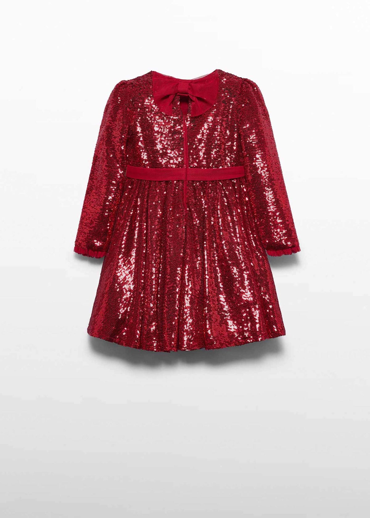 Abito Lustrini Bambina - Rosso
