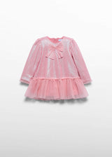 Abito Lustrini Neonata - Rosa