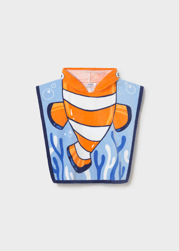Asciugamano mare con cappuccio neonato