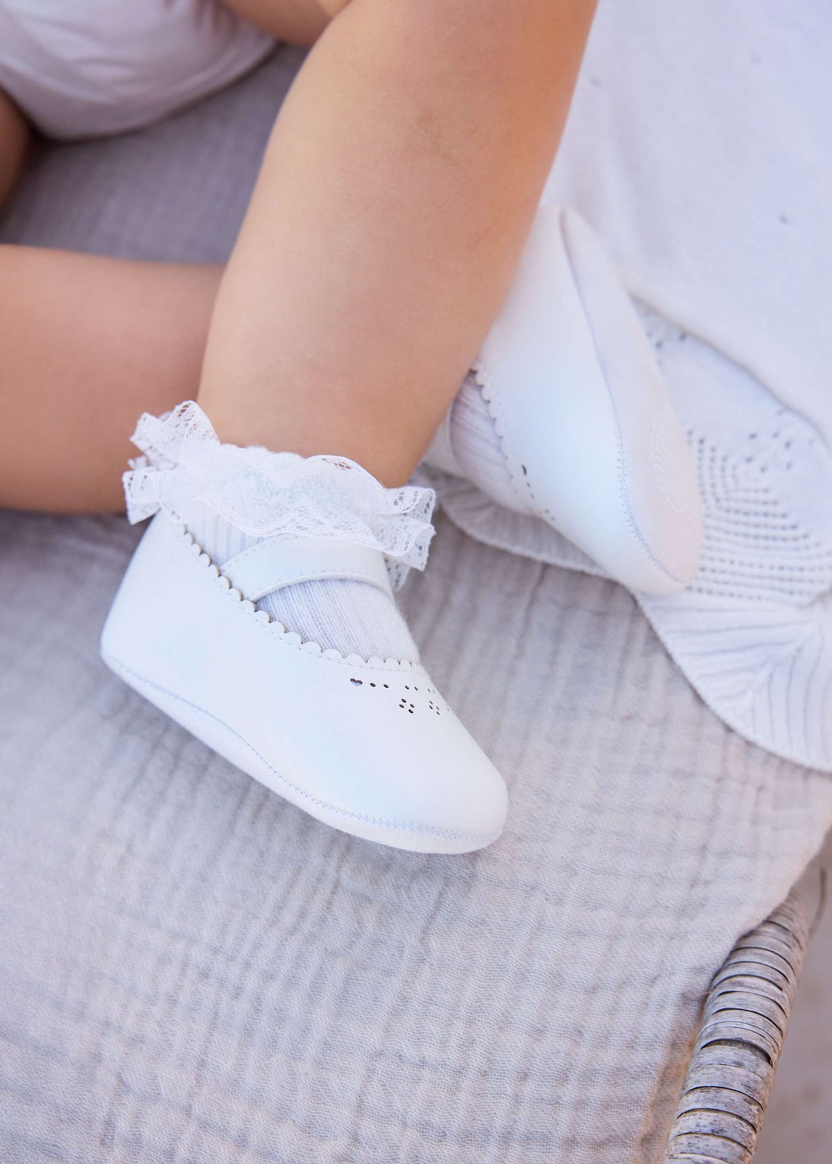 Ballerine classiche neonata - Bianco
