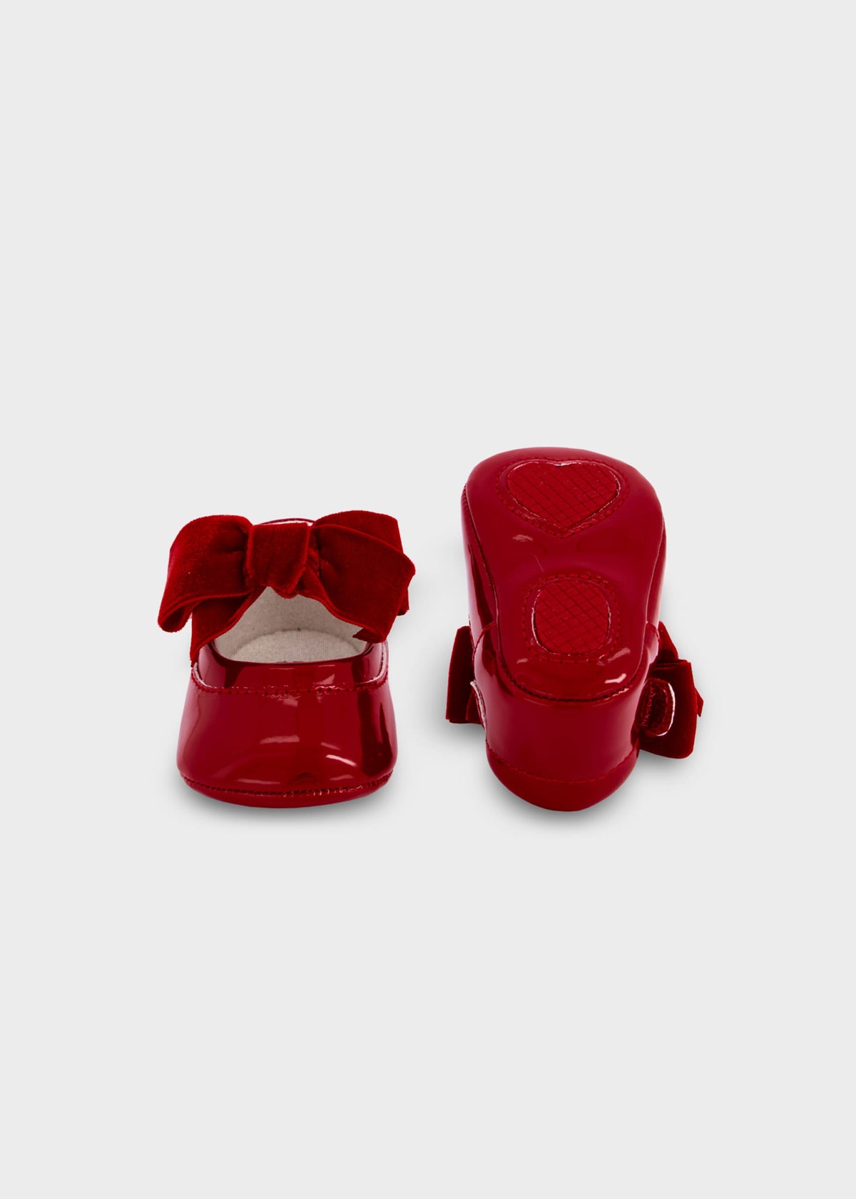 Ballerine fiocco neonata - Red