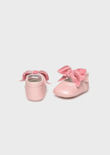 Ballerine fiocco neonata - Rose