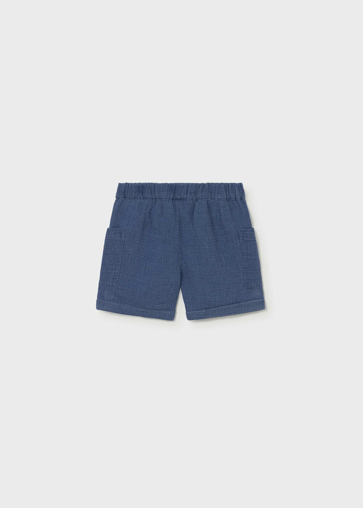 Bermuda bambula jeans neonato