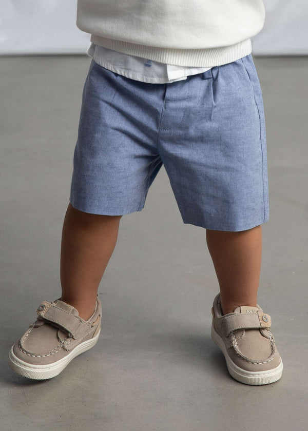 Bermuda in lino elegante neonato