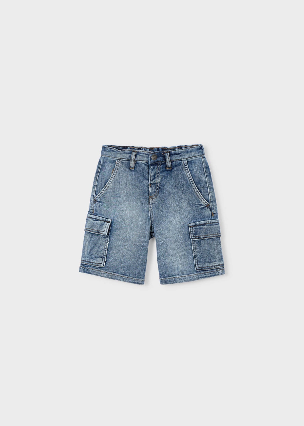 Bermuda jeans cargo bambino