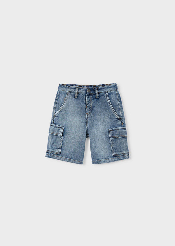 Bermuda jeans cargo bambino