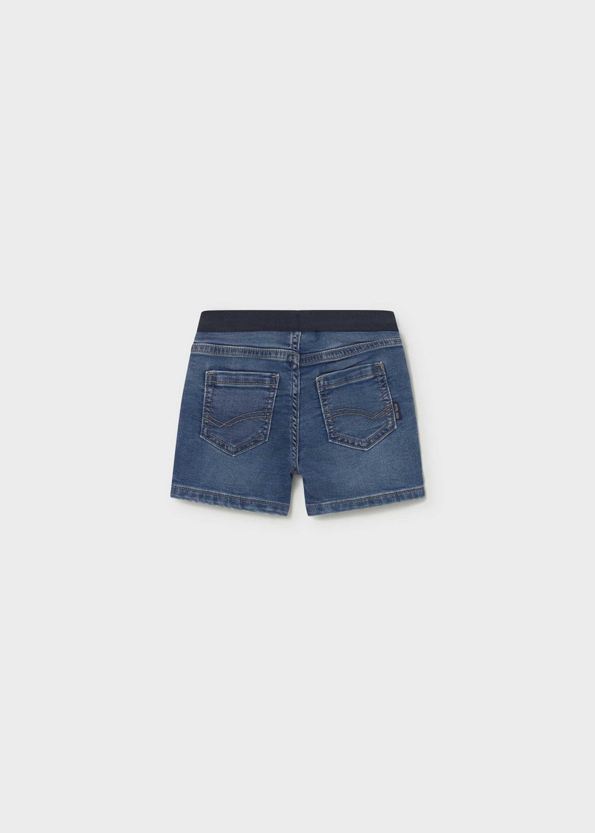 Bermuda jeans cintura elastica neonato