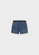 Bermuda jeans cintura elastica neonato