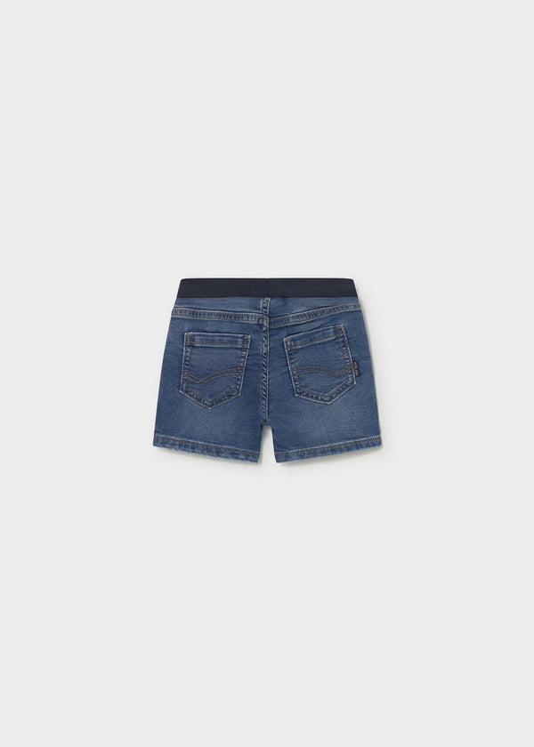 Bermuda jeans cintura elastica neonato