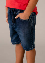 Bermuda jogger jeans bambino