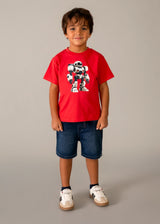 Bermuda jogger jeans bambino