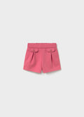 Bermuda twill neonato - Rosa