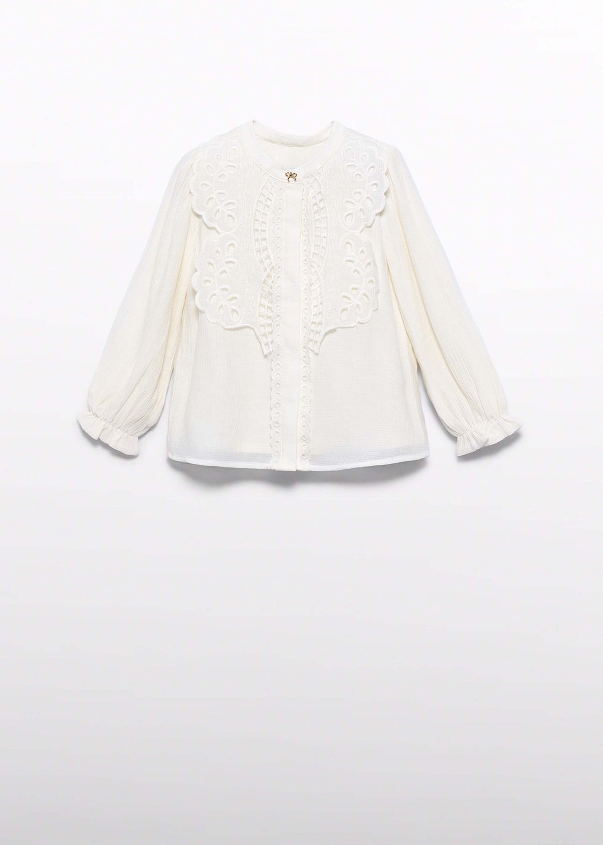 Blusa Bambina - Crema