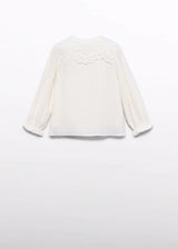 Blusa Bambina - Crema