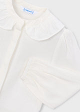 Blusa bambina - Panna