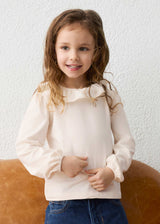 Blusa colletto volant bambina - Soia