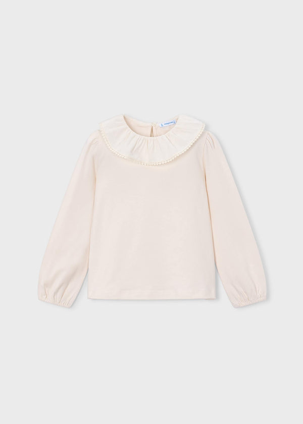 Blusa colletto volant bambina - Soia