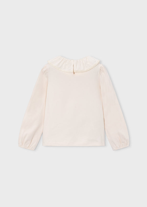 Blusa colletto volant bambina - Soia