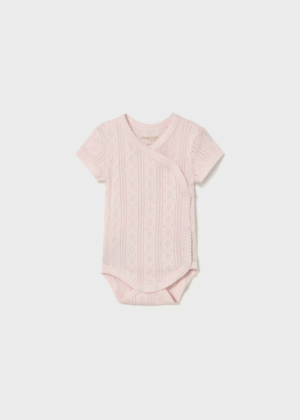 Body manica corta traforato neonata - Baby