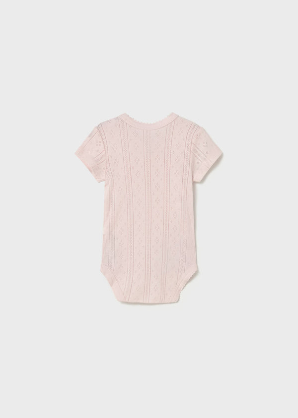 Body manica corta traforato neonata - Baby