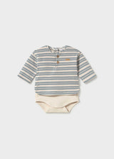 Body righe neonato - Azzurro