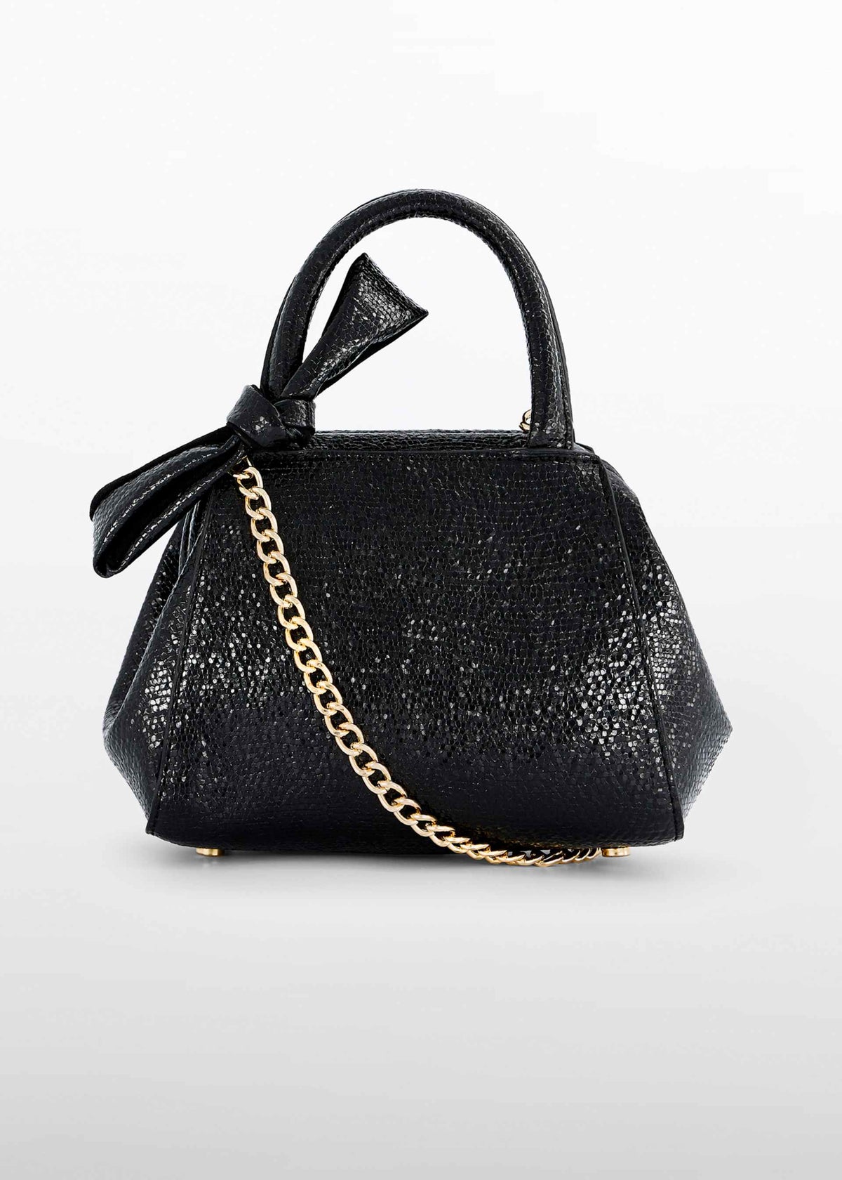 Borsa Fiocco Bambina - Nero