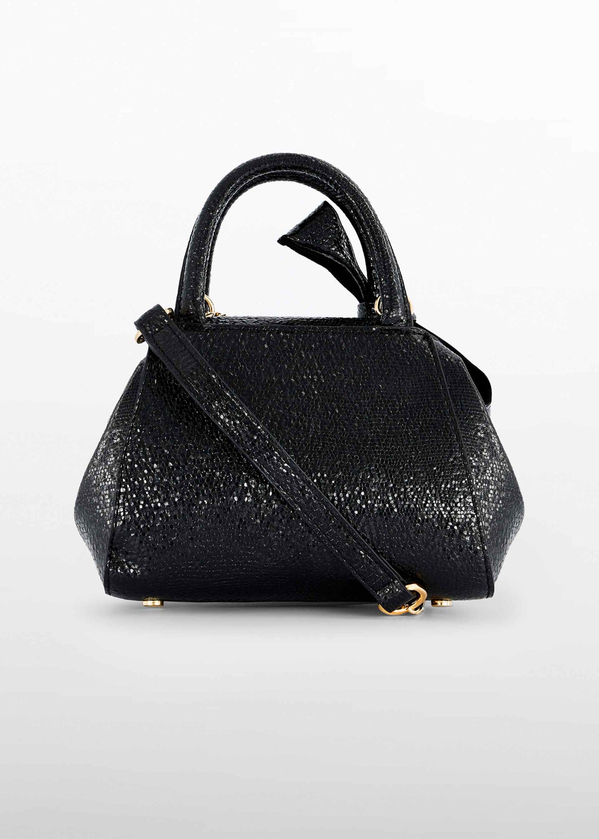 Borsa Fiocco Bambina - Nero