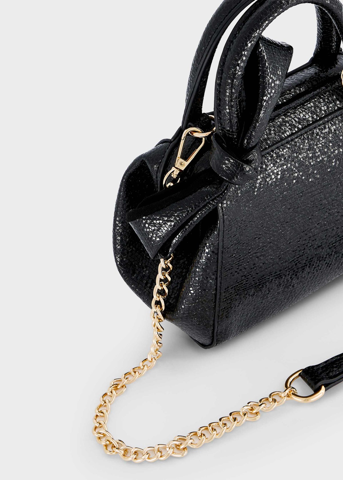 Borsa Fiocco Bambina - Nero