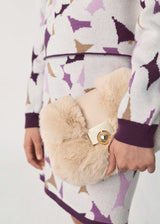 Borsa Pellicciotto Bambina - Crema