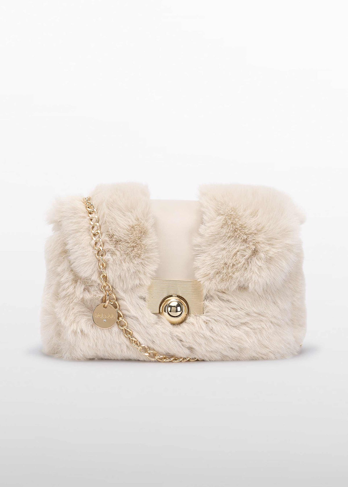 Borsa Pellicciotto Bambina - Crema