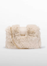 Borsa Pellicciotto Bambina - Crema