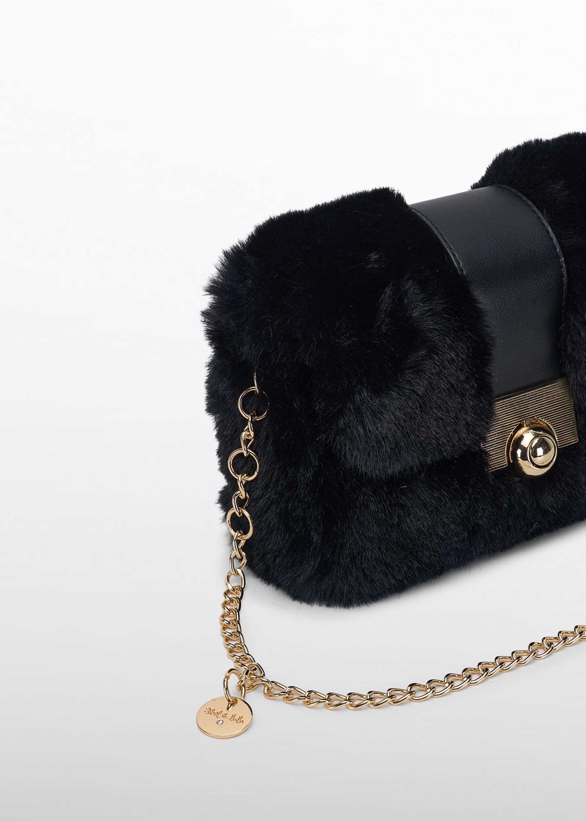 Borsa Pellicciotto Bambina - Nero