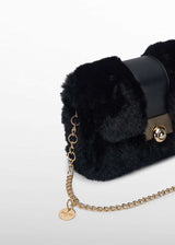 Borsa Pellicciotto Bambina - Nero