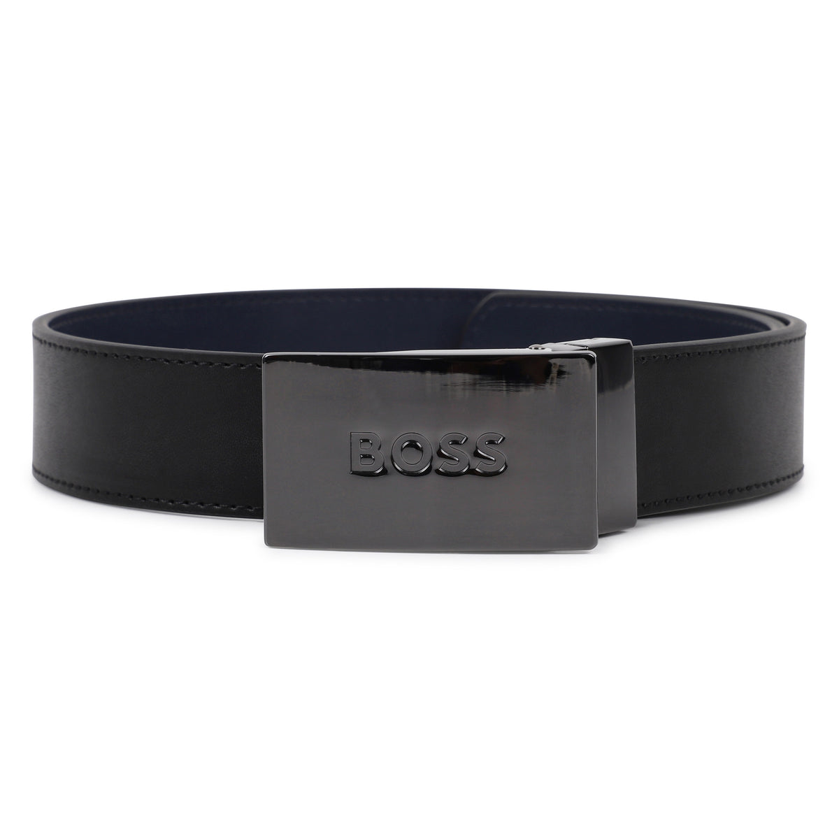 BOSS Kids Cintura reversibile in pelle - Nero