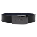 BOSS Kids Cintura reversibile in pelle - Nero