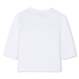 BOSS Kids Set cardigan con cappuccio, pantaloni e t-shirt in cotone biologico - Nuovo beige
