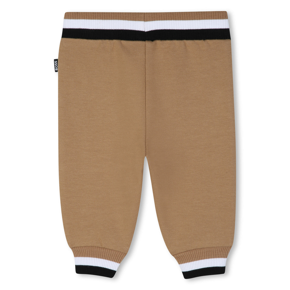BOSS Kids Set cardigan, pantaloni e maglia in cotone biologico - Biscotto