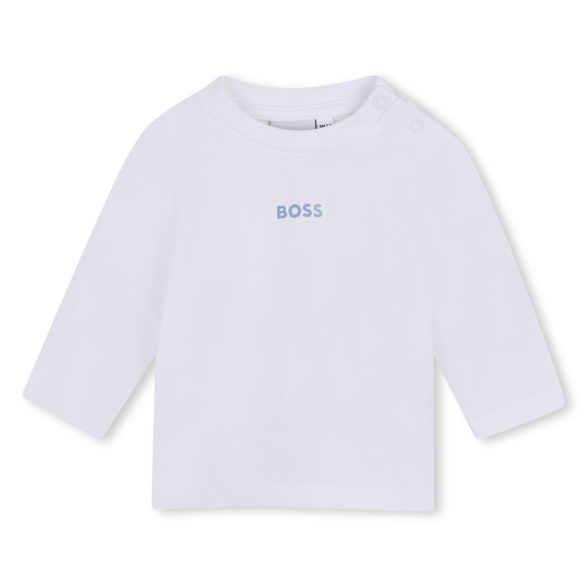 BOSS Kids Set cardigan con zip, pantaloni e maglia in cotone biologico - Ashleigh blue