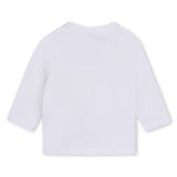 BOSS Kids Set cardigan con zip, pantaloni e maglia in cotone biologico - Ashleigh blue