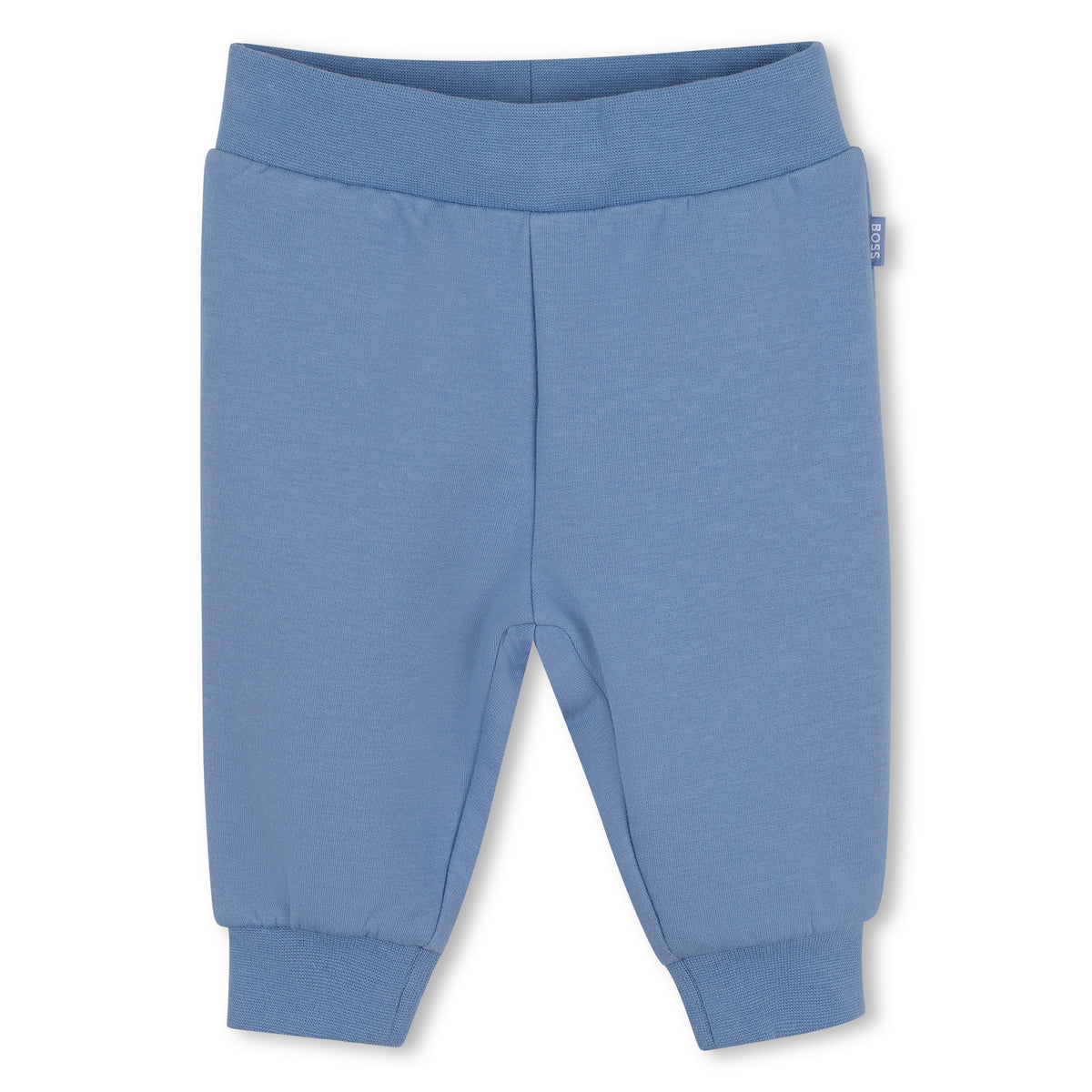 BOSS Kids Set cardigan con zip, pantaloni e maglia in cotone biologico - Ashleigh blue