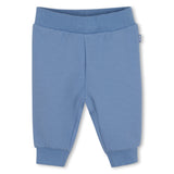 BOSS Kids Set cardigan con zip, pantaloni e maglia in cotone biologico - Ashleigh blue