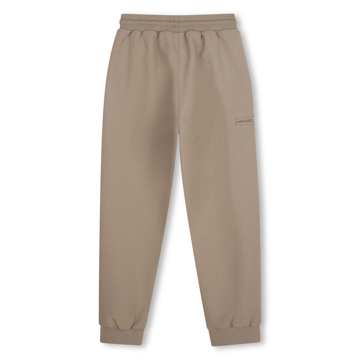 BOSS Kids Pantaloni jogging tapered con logo ricamato - Grigio