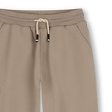 BOSS Kids Pantaloni jogging tapered con logo ricamato - Grigio