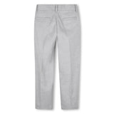BOSS Kids Pantaloni eleganti in twill - Grigio