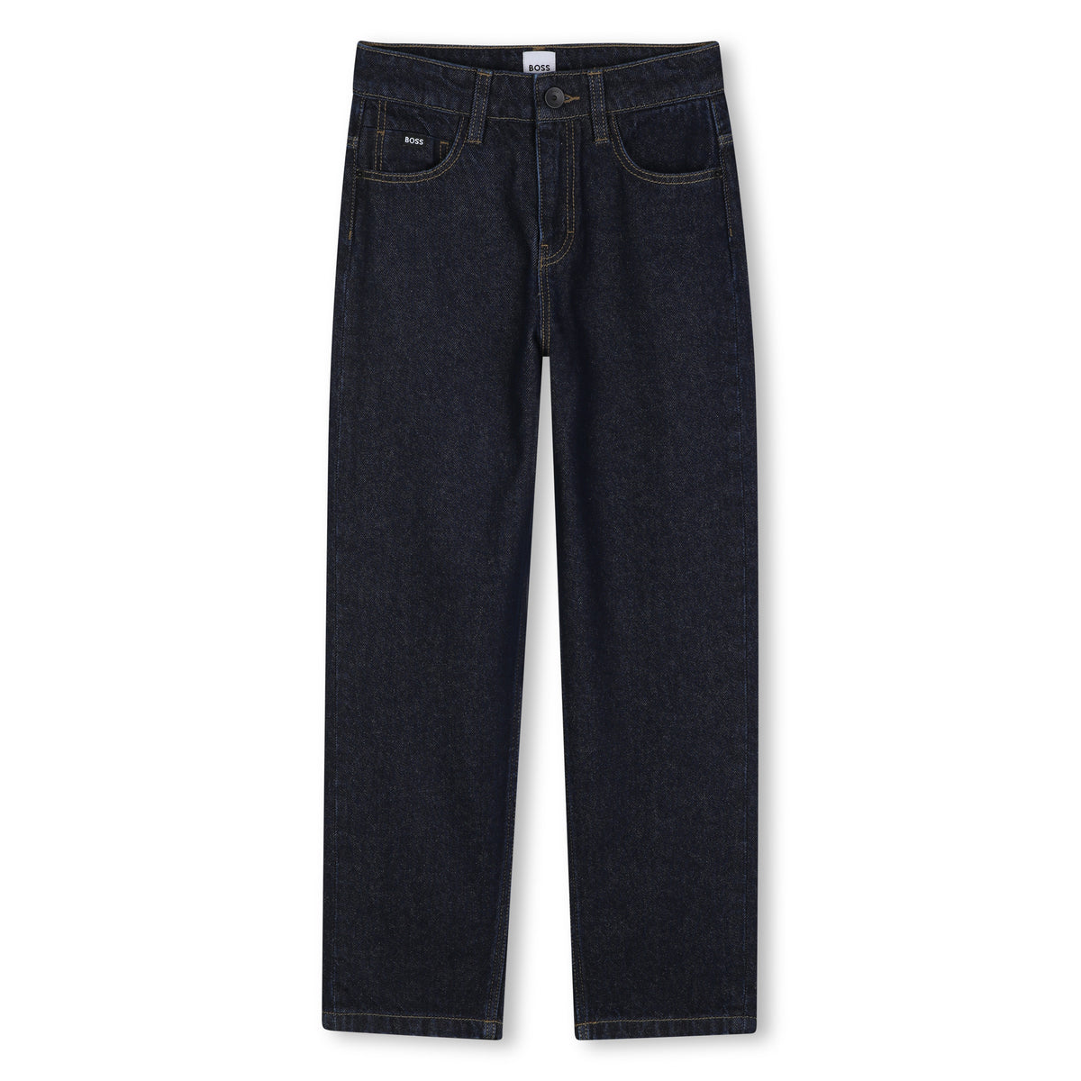 BOSS Kids Jeans loose fit in cotone - Denim grezzo