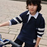 BOSS Kids Jeans loose fit in cotone - Denim grezzo